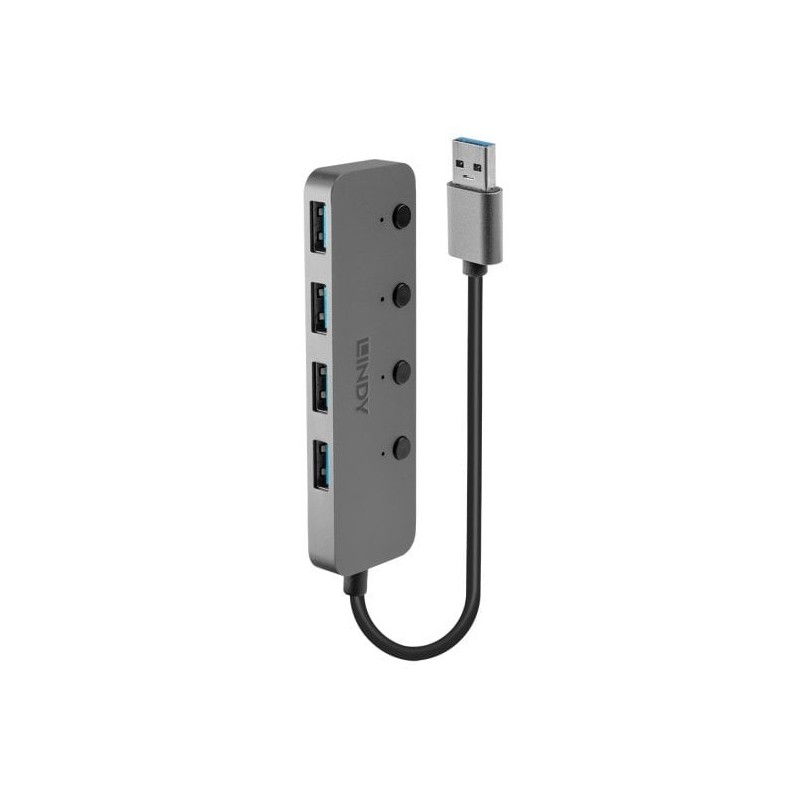 4 Port USB 3.0 Hub with On/Off Switches 4 Port USB 3.0 Hub with On/Off Switches