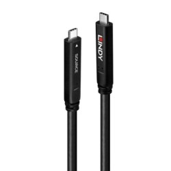 10m USB 3.2 5Gbps and DP 1.4 Type C Fibre Optic Hybrid Cable