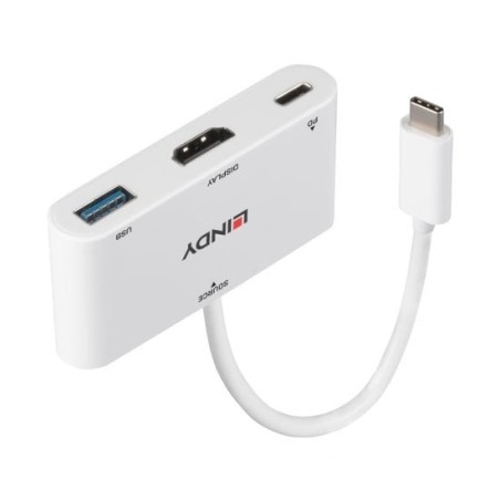 USB 3.2 Type C to HDMI Converter with USB Type A Port and Power Delivery