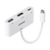 USB 3.2 Type C to HDMI Converter with USB Type A Port and Power Delivery