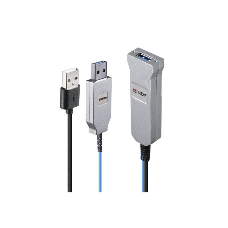 30m Fibre Optic USB 3.0 Cable