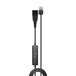 Lindy USB Type A to Jabra Quick Disconnect Headset Adapter