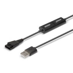 Lindy USB Type A to Jabra Quick Disconnect Headset Adapter