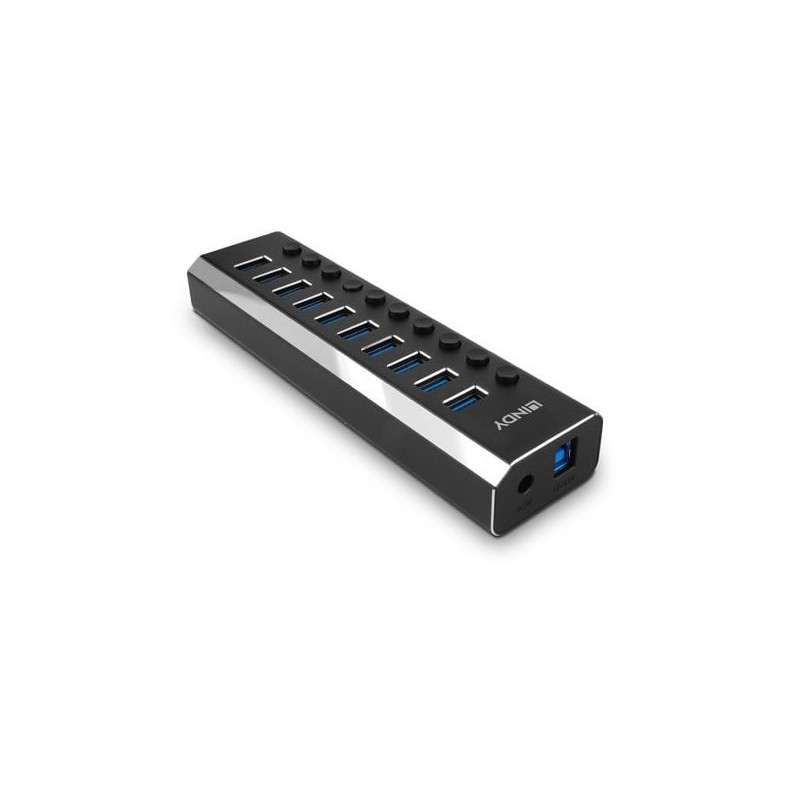 10 Port USB 3.0 Hub with On/Off Switches 10 Port USB 3.0 Hub with On/Off Switches
