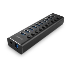 Lindy 10 Port USB 3.0 Hub with On Off Switches