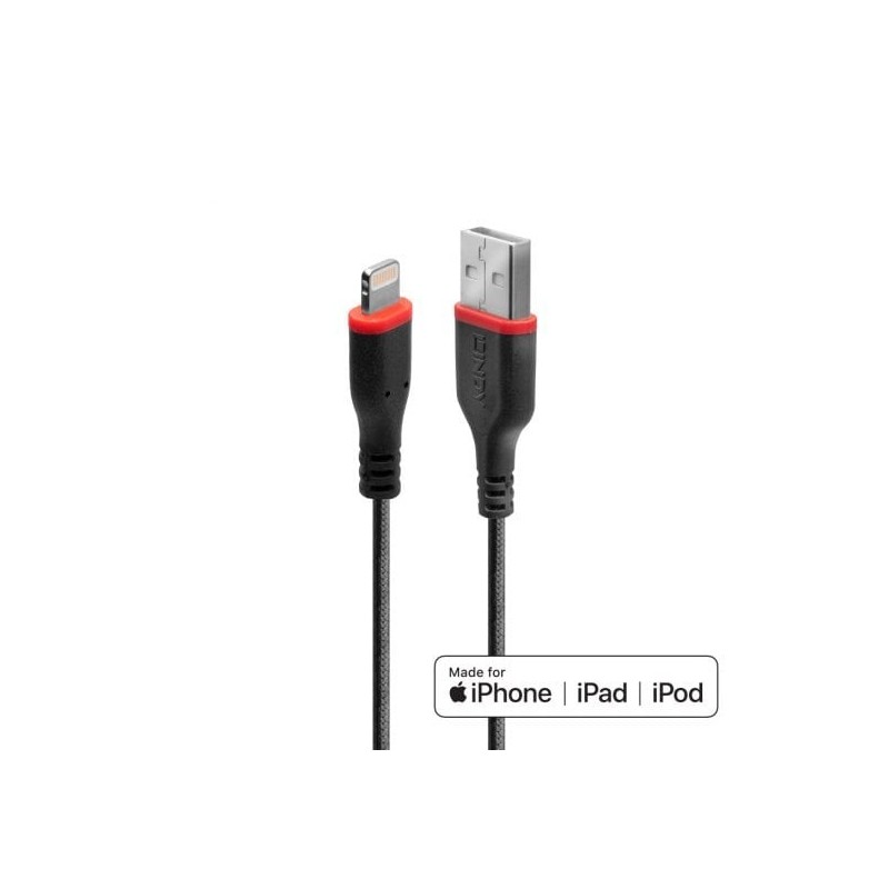 2m Reinforced USB Type A to Lightning Charge and Sync Cable 2m Reinforced USB Type A to Lightning Charge and Sync Cable