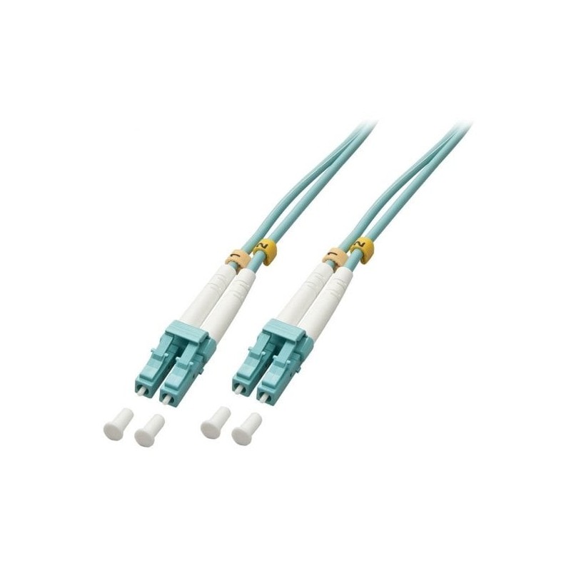 100m Fibre Optic Patch Lead OM3 LC to LC Connectors