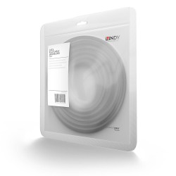 Lindy 1m Cat.6 U UTP Flat Network Cable, Grey