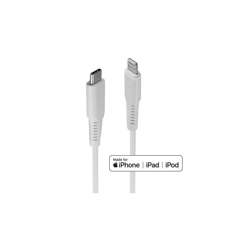 2m USB Type C to Lightning Cable, White 2m USB Type C to Lightning Cable, White