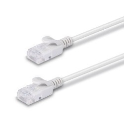 Lindy 0.3m Cat.6A U UTP Ultra Slim Network Cable, Grey