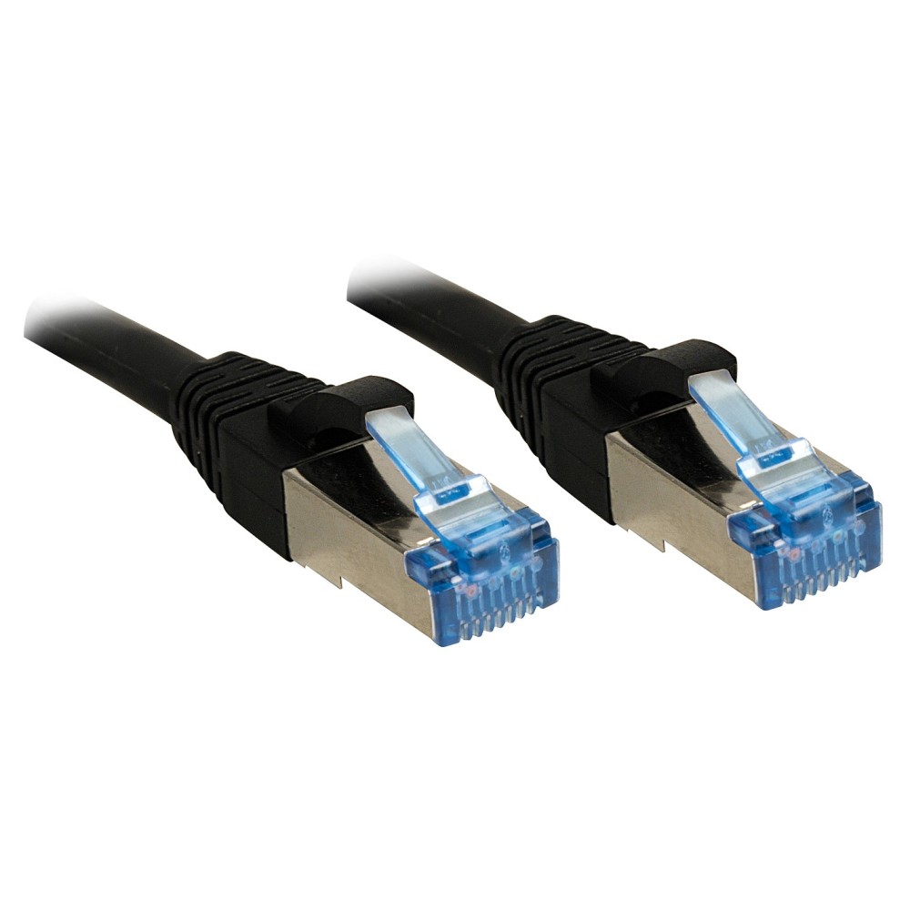 Lindy 3m Cat.6A S FTP networking cable Black Cat6a S FTP (S-STP)