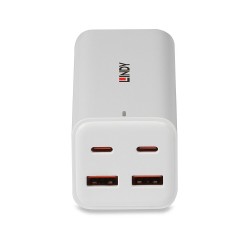 Lindy 100W 4-Port USB Type A & C GaN Charger