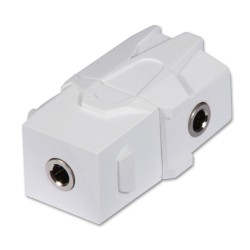 Lindy 90 Degree 3.5mm Stereo Keystone