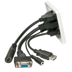 Lindy Multi AV Faceplate