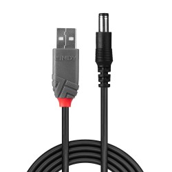Lindy Adapter Cable USB A male - DC 5.5 2.1 mm male