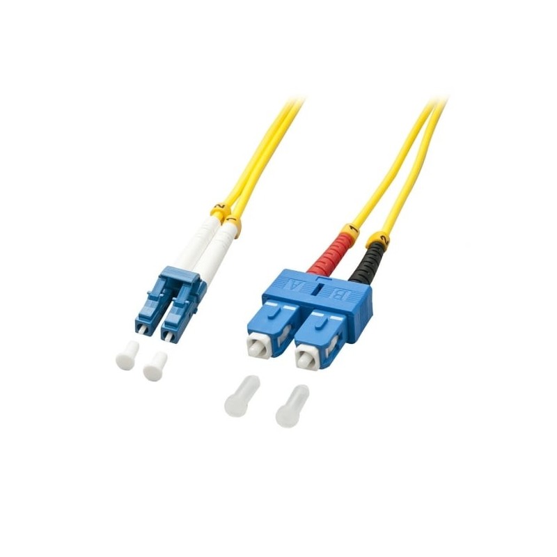 20m LC-SC OS2 9/125 Fibre Optic Patch Cable