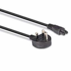 Lindy 1m UK 3 Pin to C5 Mains Cable, lead free