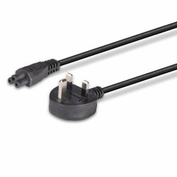 Lindy 1m UK 3 Pin to C5 Mains Cable, lead free