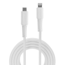 Lindy 0.5m USB Type C to Lightning Cable, White