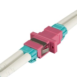Lindy Fiber Optic Coupler LC to LC, Multi-Mode