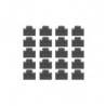 RJ45 Port Locks BLACK 20pcs