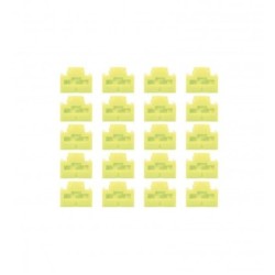 RJ45 Port Locks GREEN 20pcs