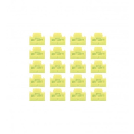 RJ45 Port Locks GREEN 20pcs