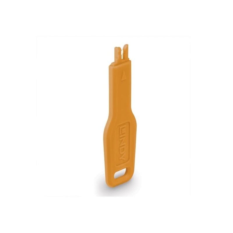 RJ45 Port Blocker key, Orange RJ45 Port Blocker key, Orange