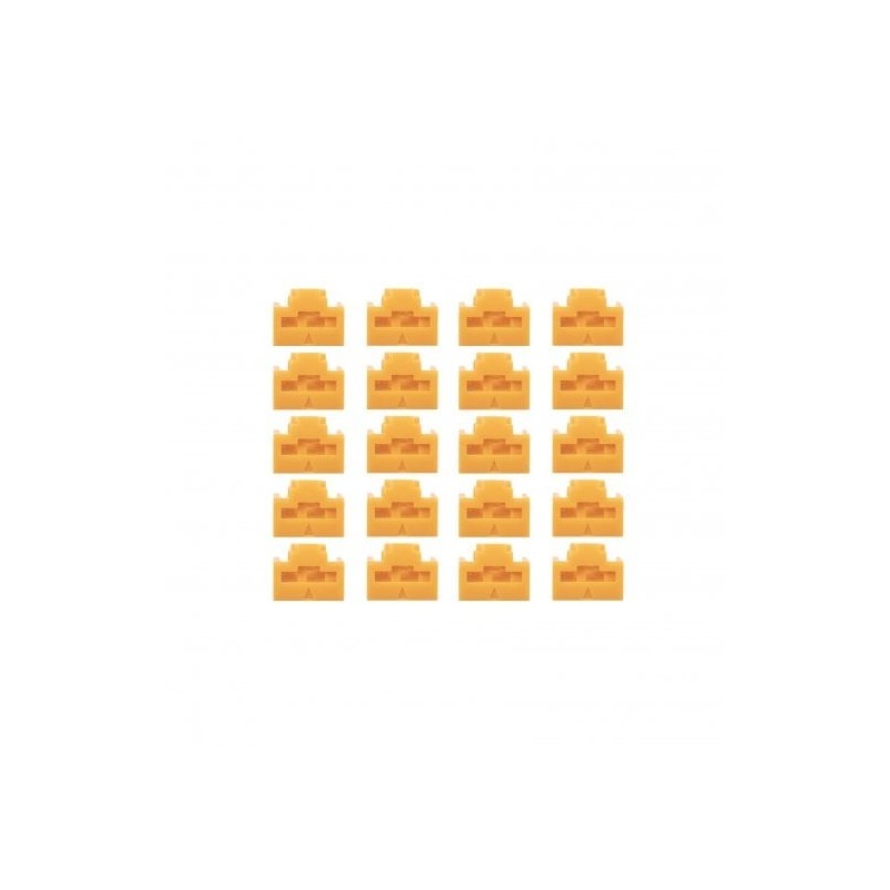 RJ45 Port Locks ORANGE 20pcs RJ45 Port Locks ORANGE 20pcs