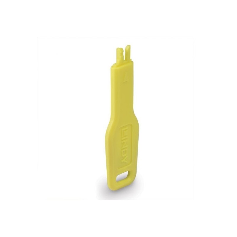 RJ45 Port Blocker key, Yellow RJ45 Port Blocker key, Yellow