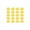 RJ45 Port Locks YELLOW 20pcs