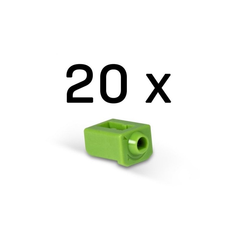 Pack of 20 SFP Locks – GREEN (Key Not Included)