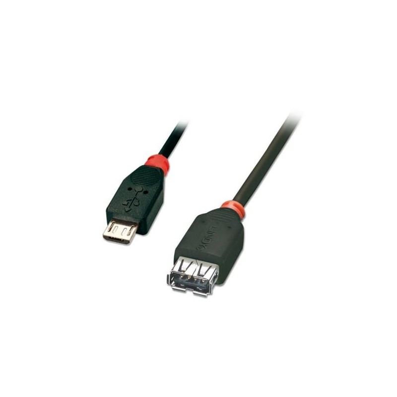 0.5m USB 2.0 Type Micro-B to A OTG Cable