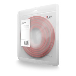 Lindy 2m Cat.6 U UTP Network Cable, Red