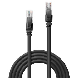 Lindy 1m Cat.6 U UTP Network Cable, Black