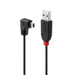 2m USB 2.0 Cable - Type A to Mini-B, 90 Degree Right Angle