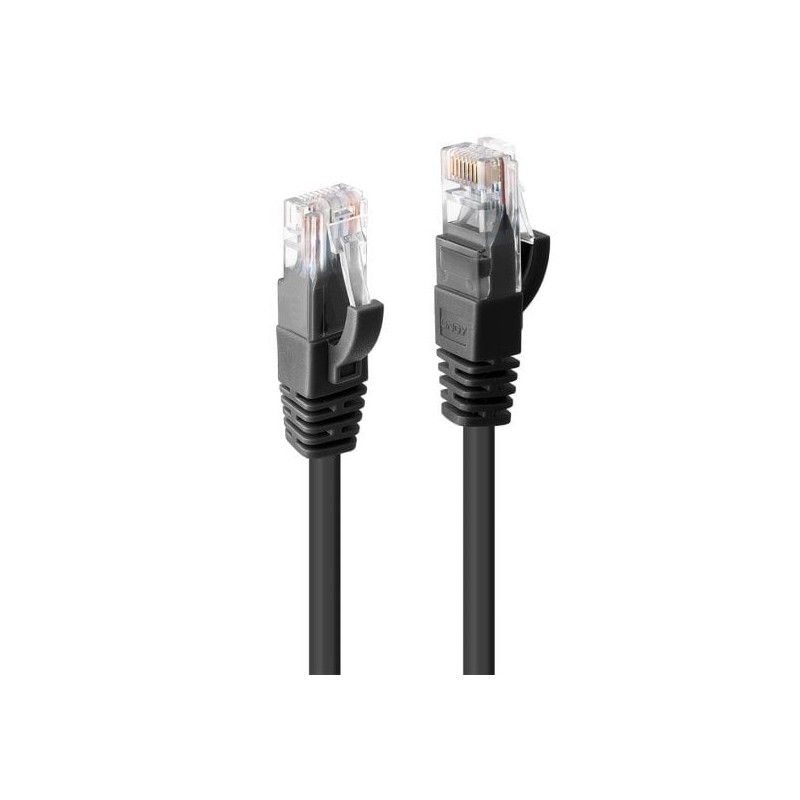 2m Cat.6 U/UTP Network Cable, Black