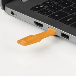 Lindy RJ45 Port Blocker key, Orange