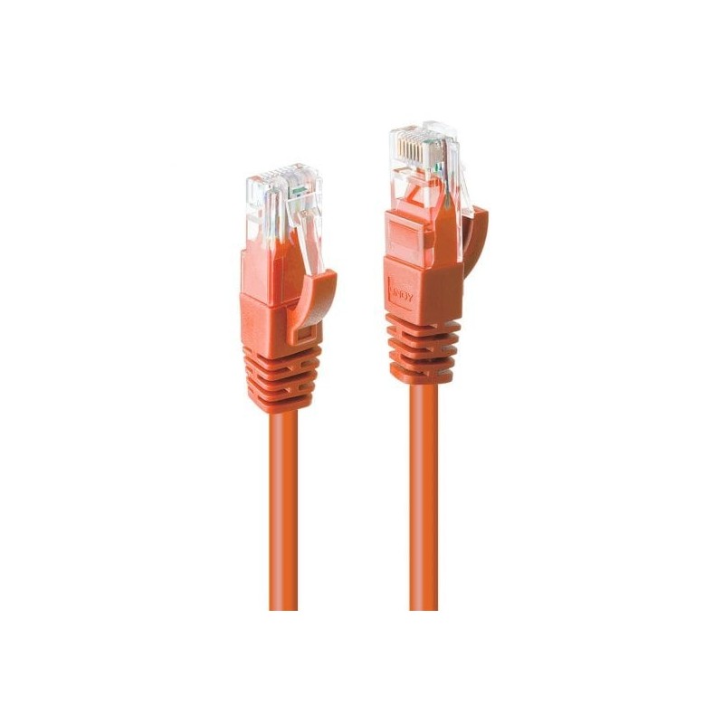 2m Cat.6 U/UTP Network Cable, Orange