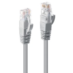 Lindy 1m Cat.6 U UTP Network Cable, Grey