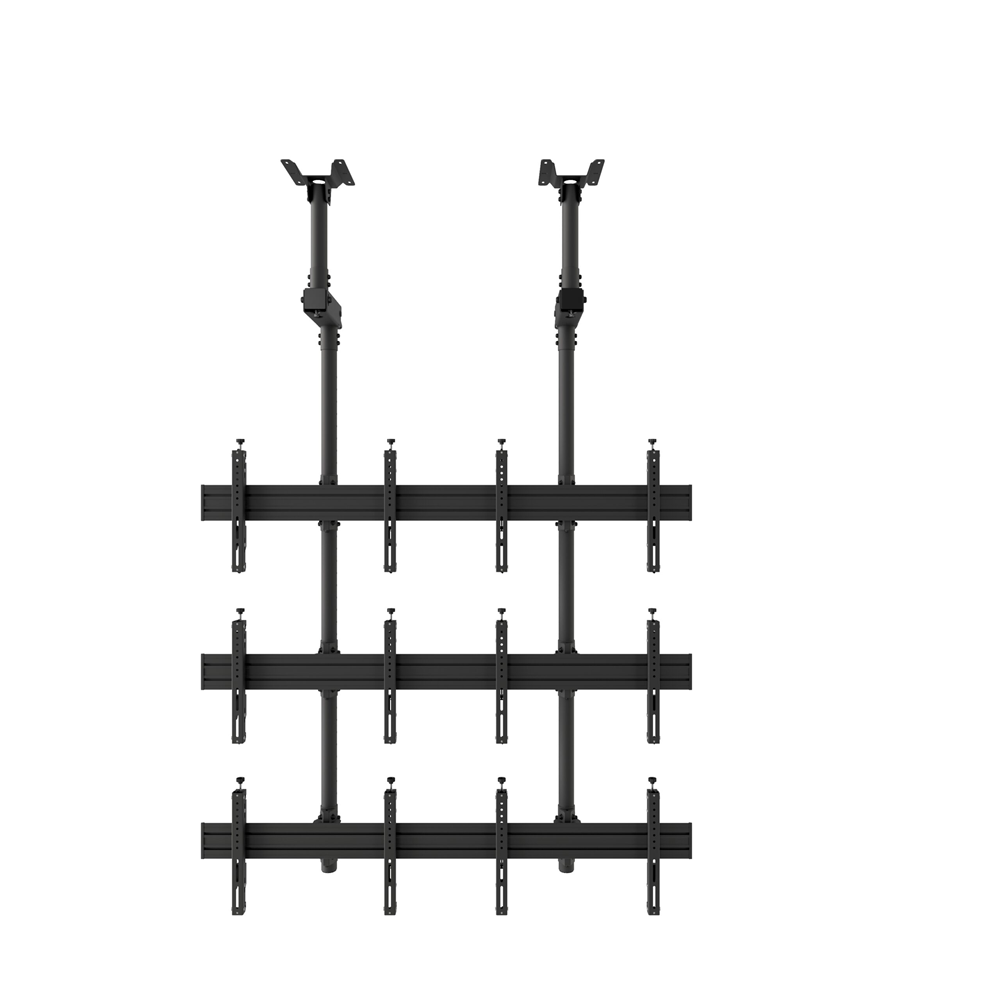 VWCA2357-L Ceiling mount video wall structure, 2×3 modular, for 50 - 57in. screens, horizontal