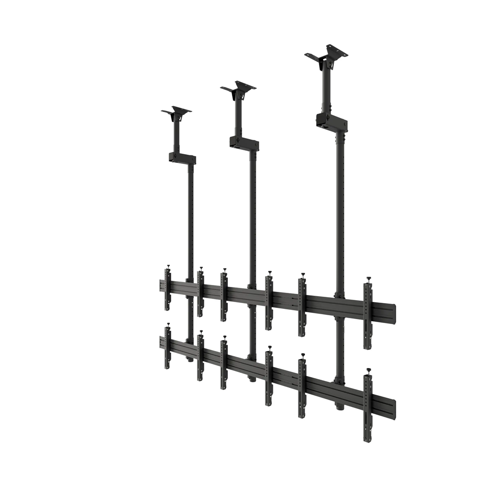 VWCA3247-L ceiling mount video wall structure, modular 3×2, for 42 - 47in. screens, horizontal