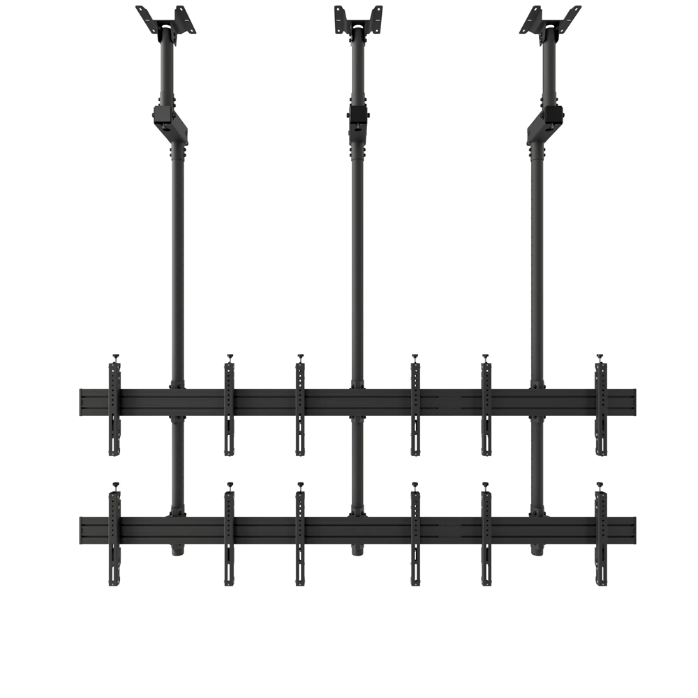 VWCA3257-L Ceiling mount video wall structure, modular 3×2, for 50 - 57in. screens, horizontal