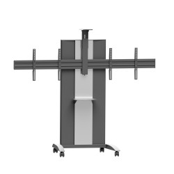 Edbak VCTX255 monitor mount   stand 144.8 cm (57") Floor Black, Silver