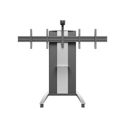 Edbak VCTX255 monitor mount   stand 144.8 cm (57") Floor Black, Silver
