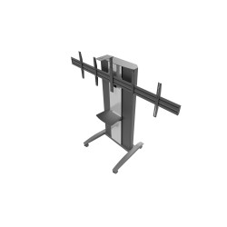 Edbak VCTX255 monitor mount   stand 144.8 cm (57") Floor Black, Silver