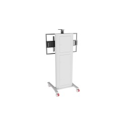 Edbak VCTX190 multimedia cart stand Silver Flat panel Multimedia trolley