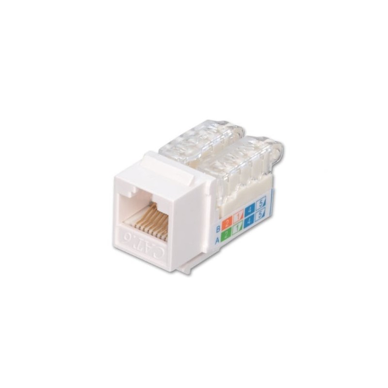 Toolless CAT6 Keystone Jack
