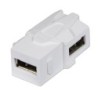 USB A to A 90 Degree Keystone