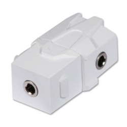 90 Degree 3.5mm Stereo Keystone